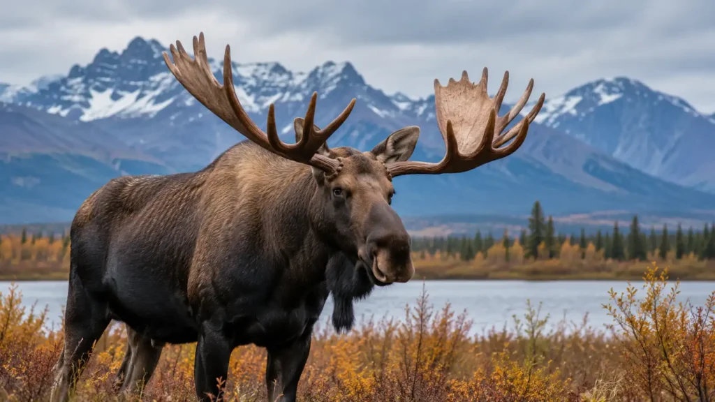Alaskan Moose long leg animal