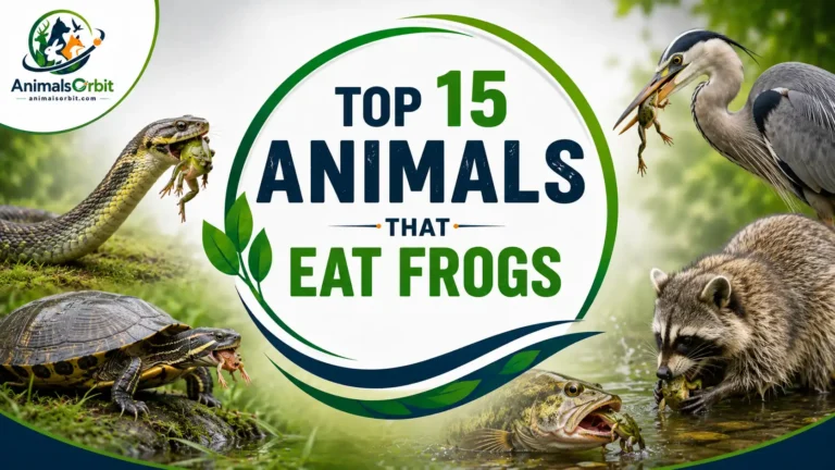 Animals that eat frogs