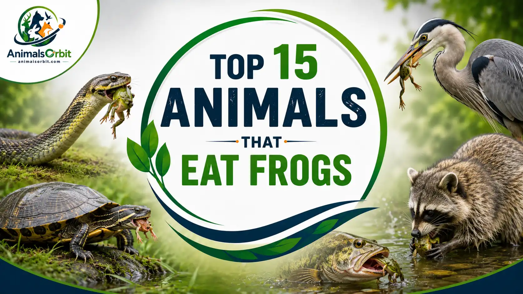 Animals that eat frogs