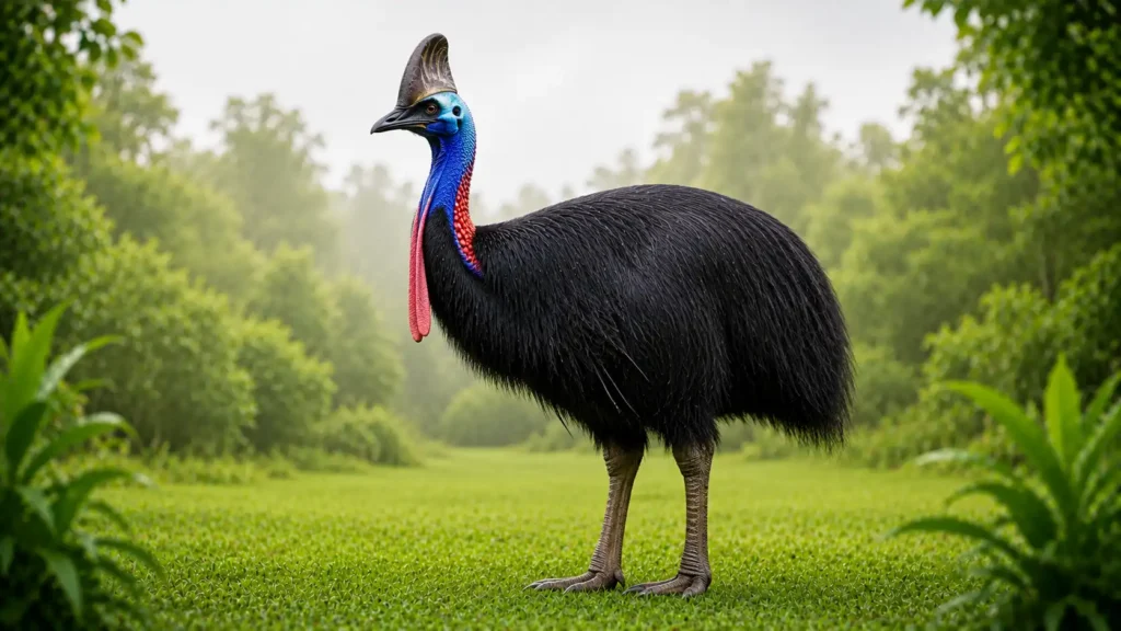 Cassowary bipedal animals