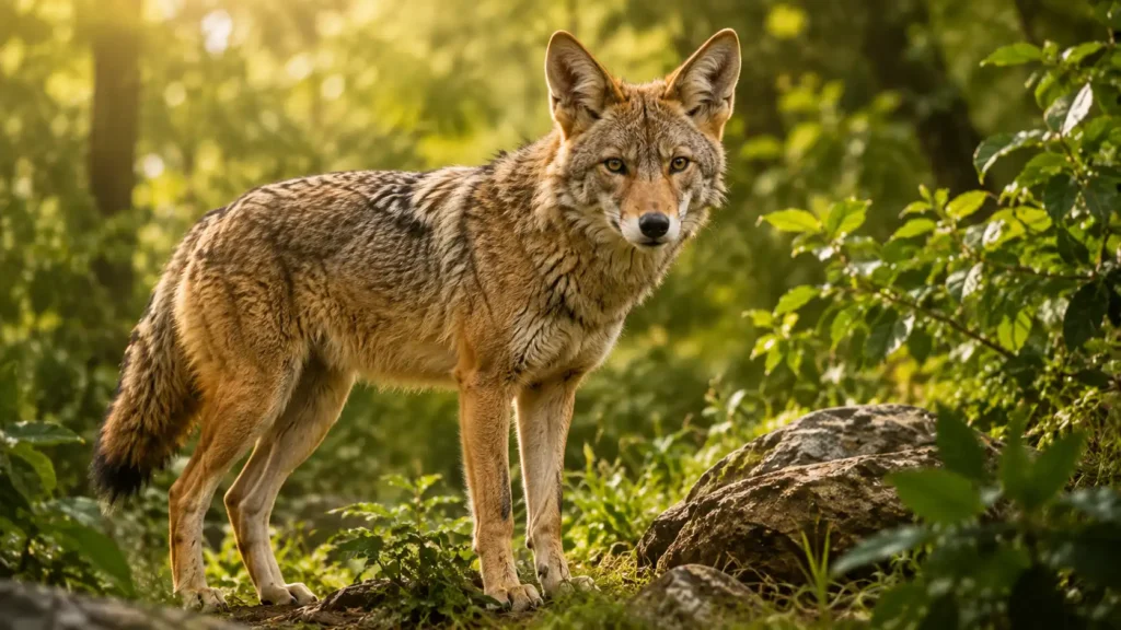 Coyotes animals like foxes 