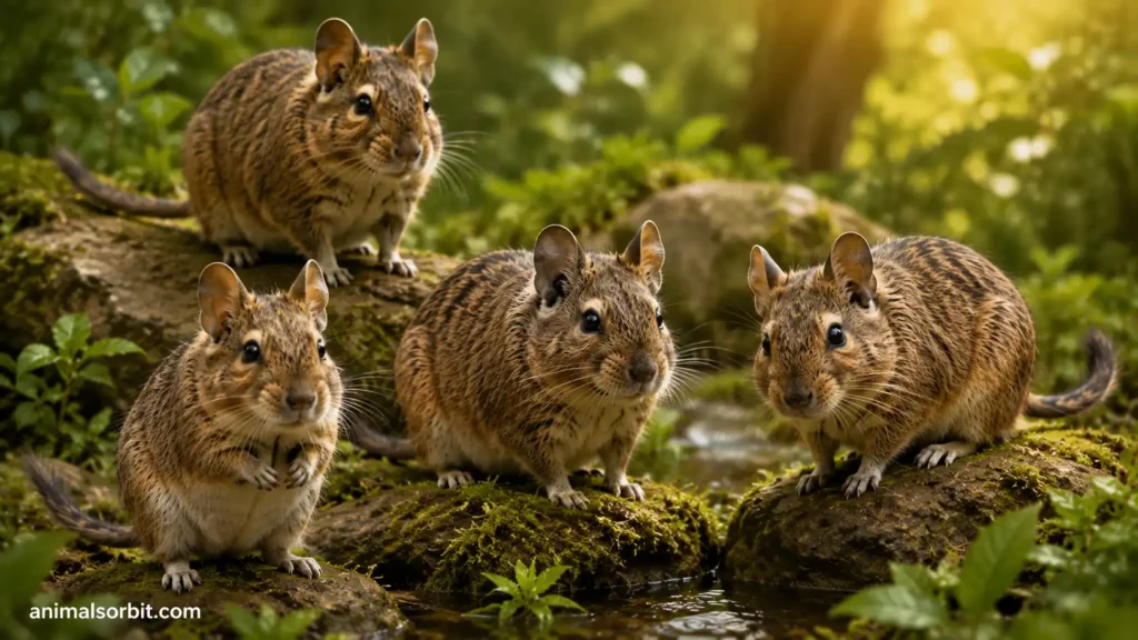 Degus animal similar to hamster