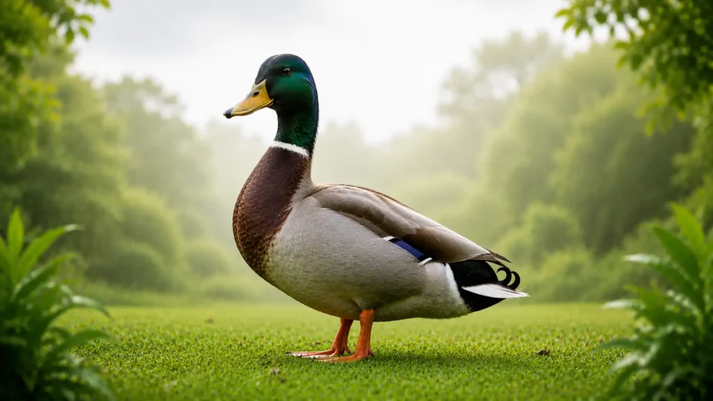 Duck bipedal animal