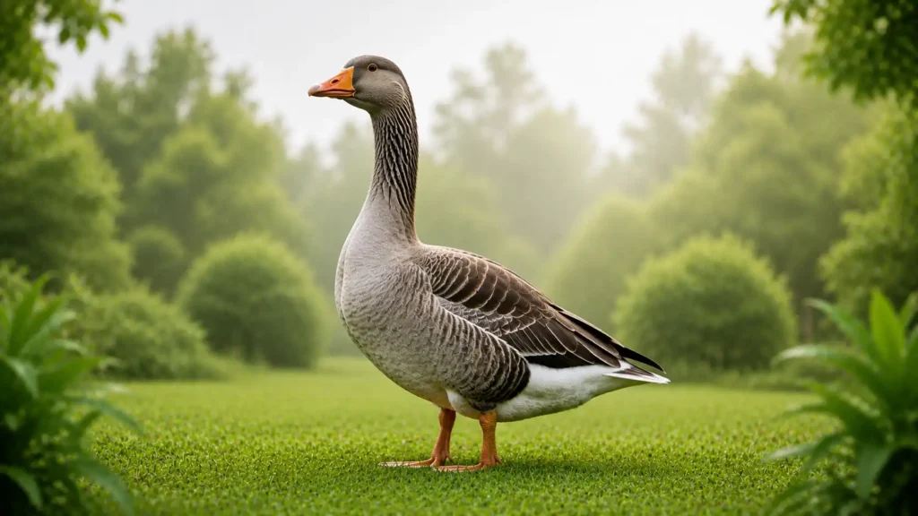 Geese animals that walk on two legs