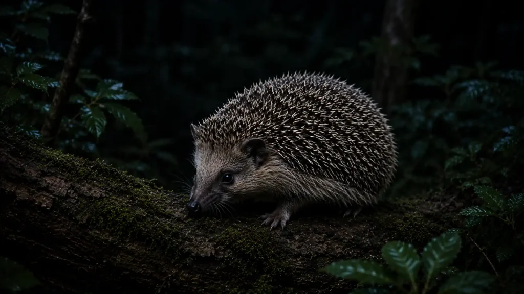 Hedgehog night animal