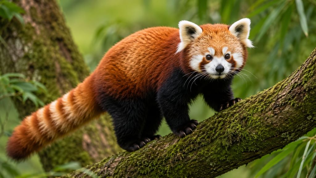 Red panda same like raccoon