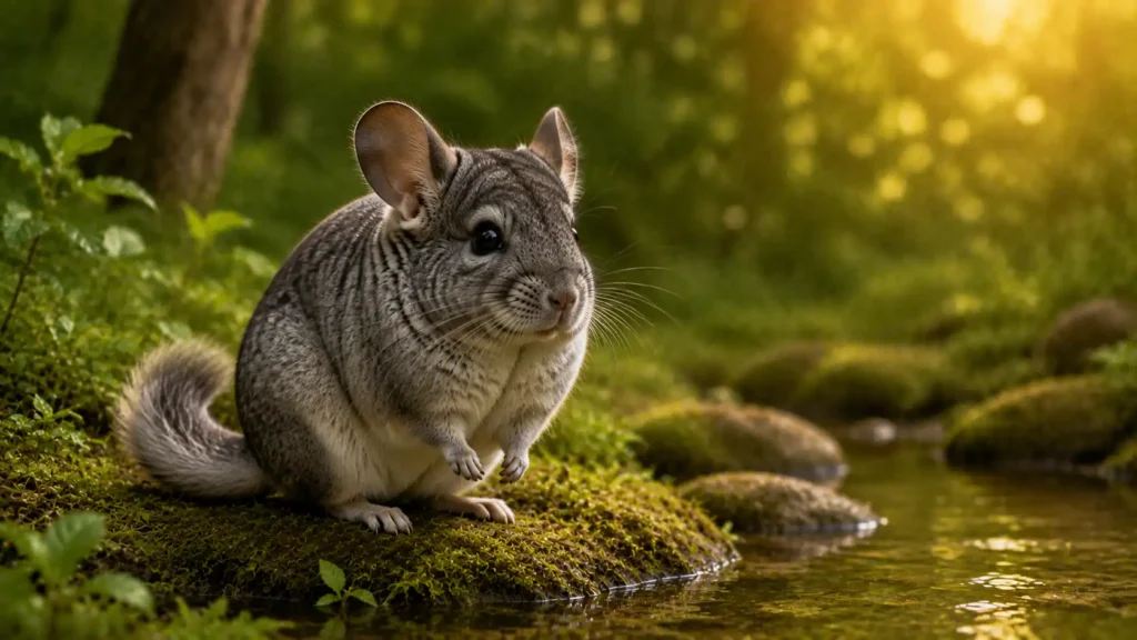 Chinchilla  animal same like hamster