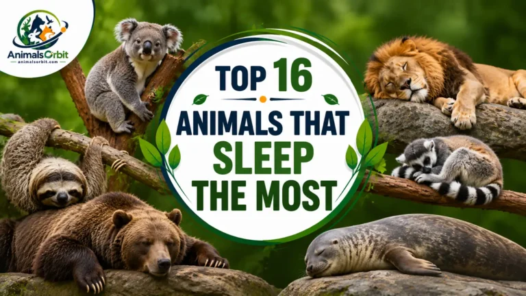 animals that sleep most