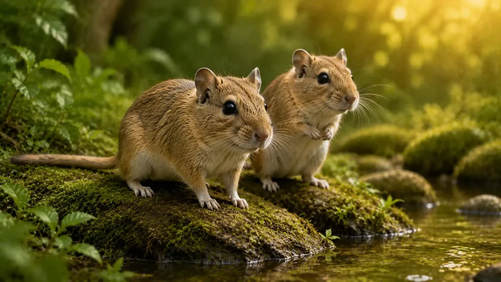 Gerbils small animal like hamster