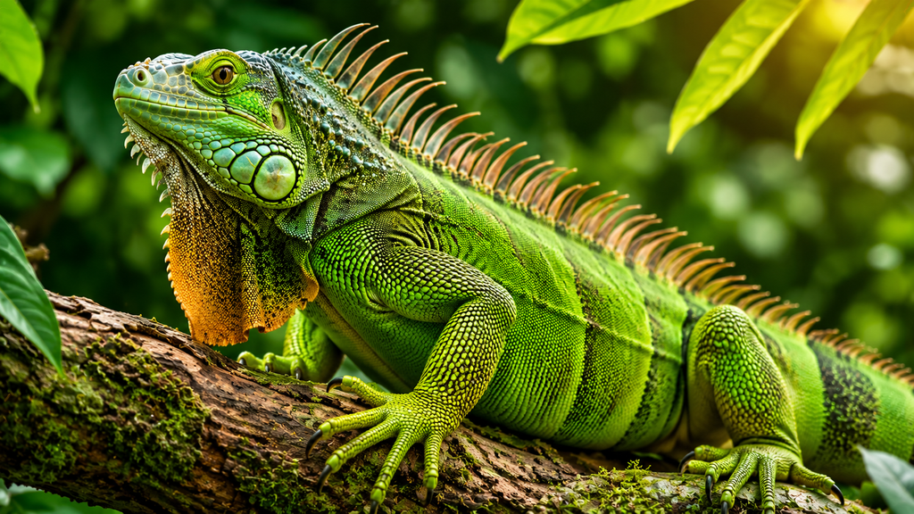 Green Iguana reptile