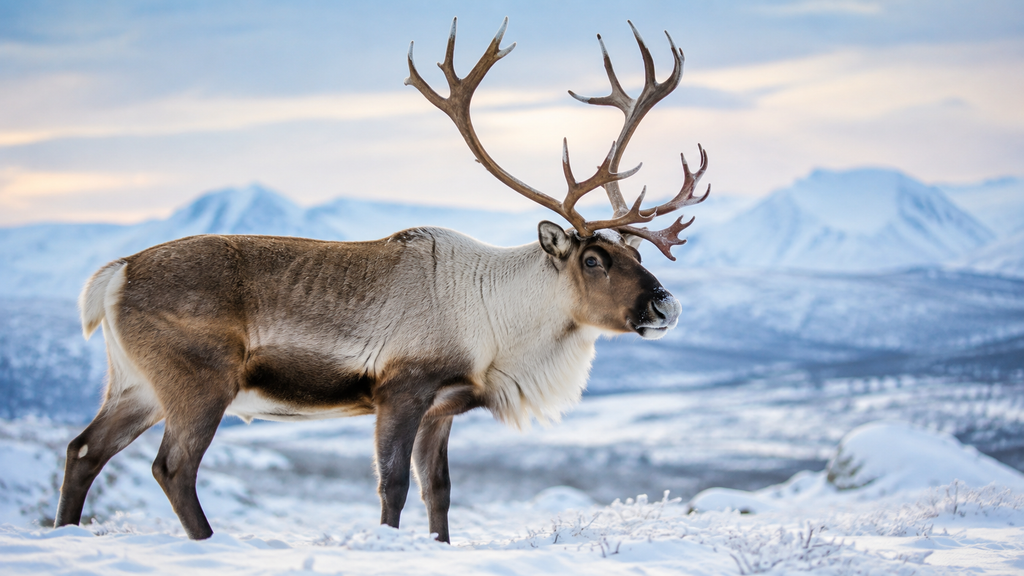 Reindeer winter christmas animal